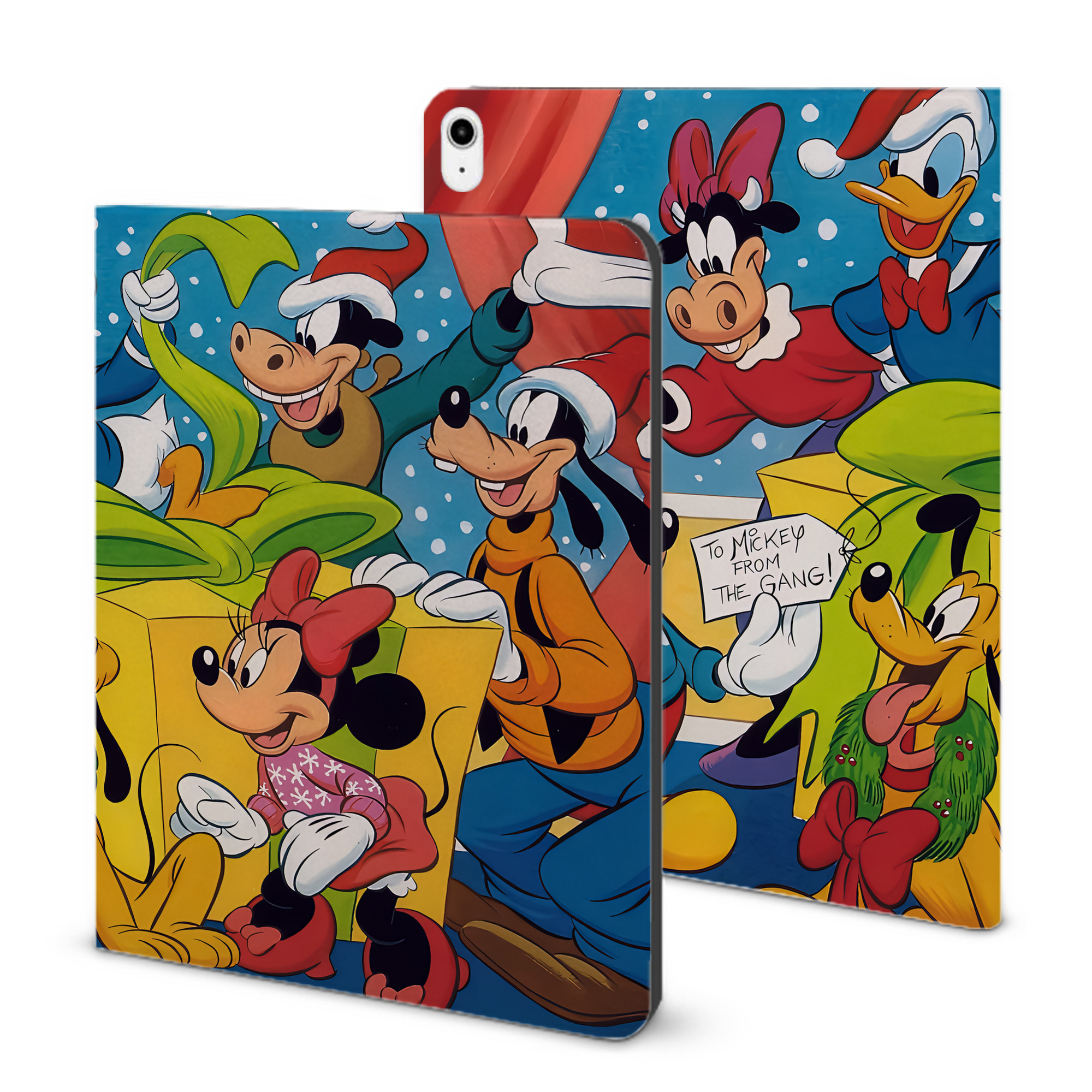 （画像用） ミッキーマウス Mickey Mouse IPadケース ペンホルダー付き ブックスタイルデザイン